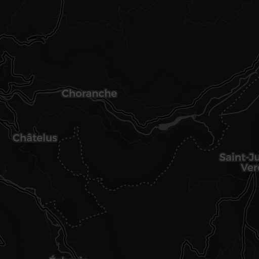 Kaart van Grottes De Choranche