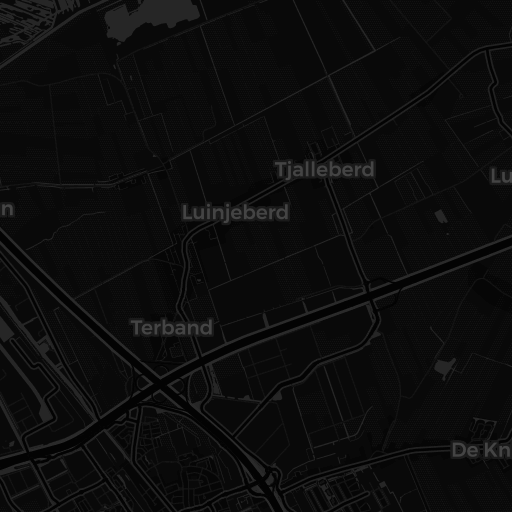 Kaart van Luinjeberd (Tjalleberd)