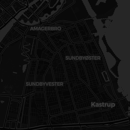 Kaart van Amager Strandpark