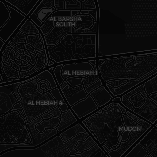 Kaart van Deep Dive Dubai