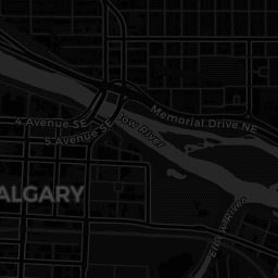 Street map tile near Altrm headquarters in Calgary