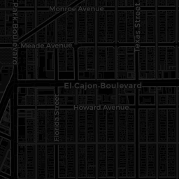 Map tile for retro arcade locations