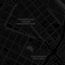 Map tile for retro arcade locations