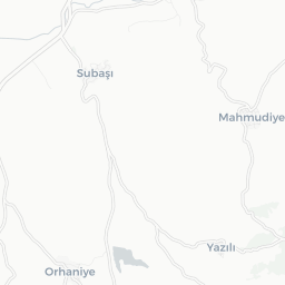 YAZILI-YENISEHIR (BURSA) harita görseli