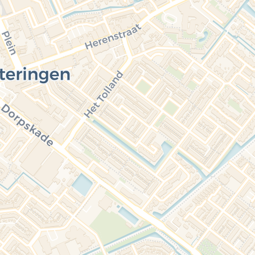 Kaart van de omgeving